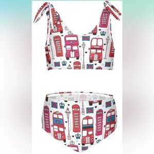 Girls Two Piece London Swimsuit